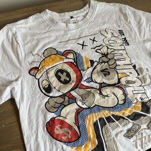 Southpole Men's Large 100% Cotton‎ Logo Short Sleeve Tee T-Shirt Bear Money
